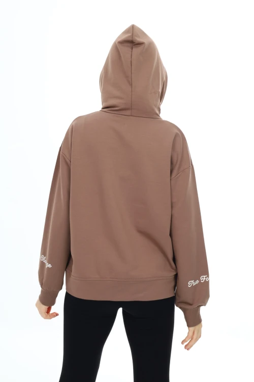 Tru For Baskılı Kız Hırka 7123