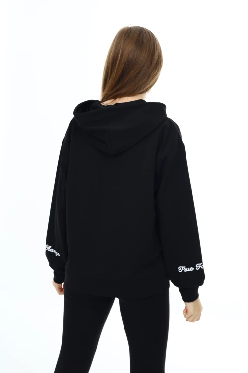 Tru For Baskılı Kız Hırka 7123