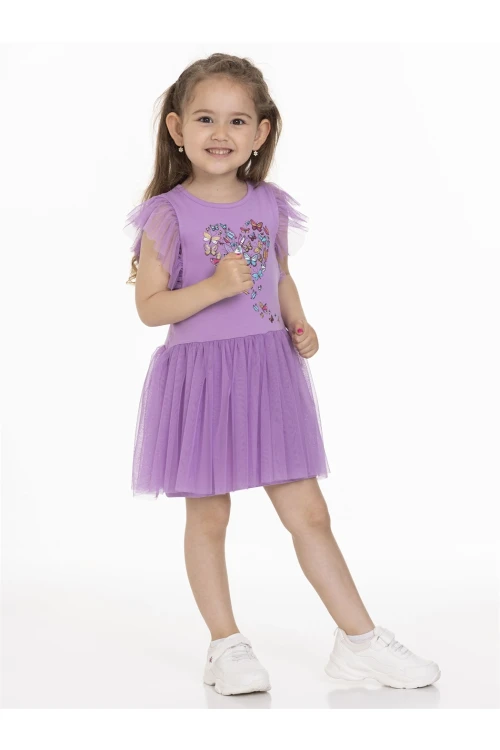 Tüllü Elbise 63512