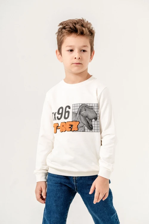 Tx 96 T-rex Baskılı Sweat 11902