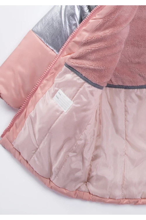 Üç Renkli Kız Çocuk Mont 22475