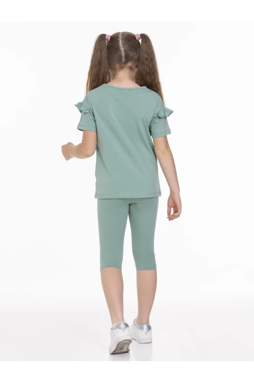 Varak Kalp Baskılı Taytlı Takım 63607