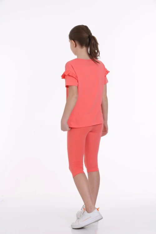 Varak Kalp Baskılı Taytlı Takım 63607