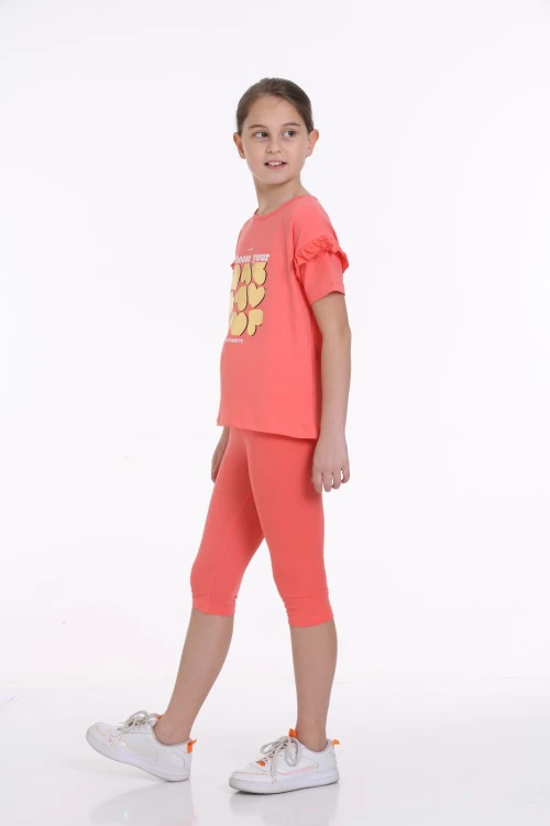 Varak Kalp Baskılı Taytlı Takım 63607