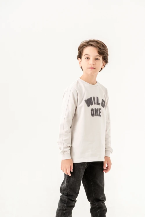 Wild One Baskılı Sweat 11924
