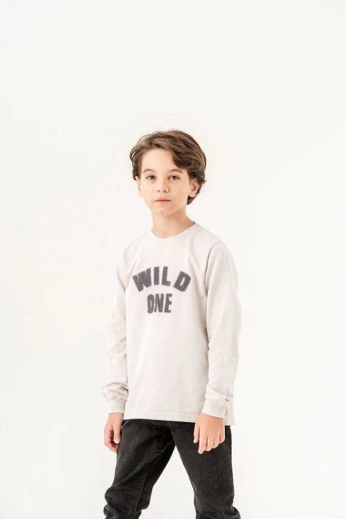 Wild One Baskılı Sweat 11924