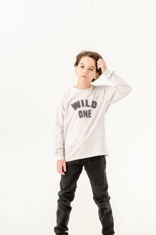 Wild One Baskılı Sweat 11924