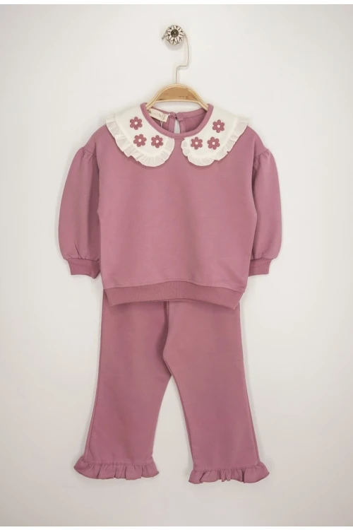 Yakası Fırfırlı ve Nakışlı Takım 24051