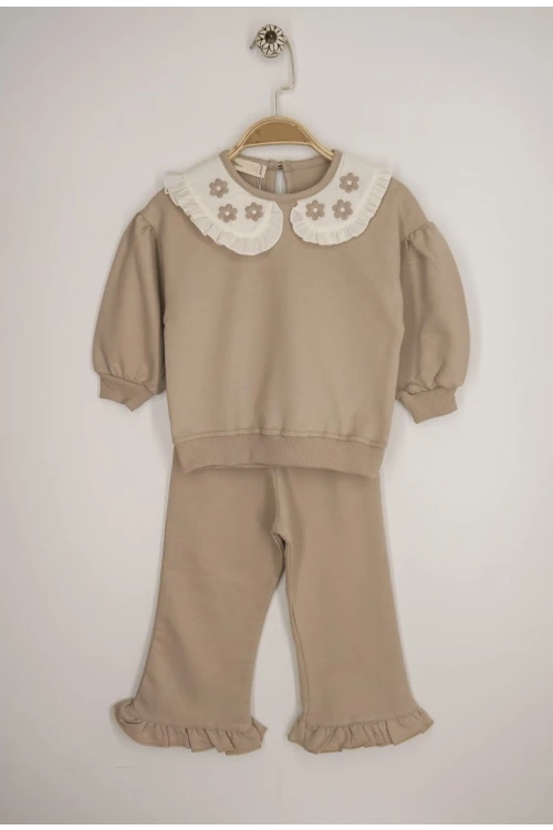 Yakası Fırfırlı ve Nakışlı Takım 24051