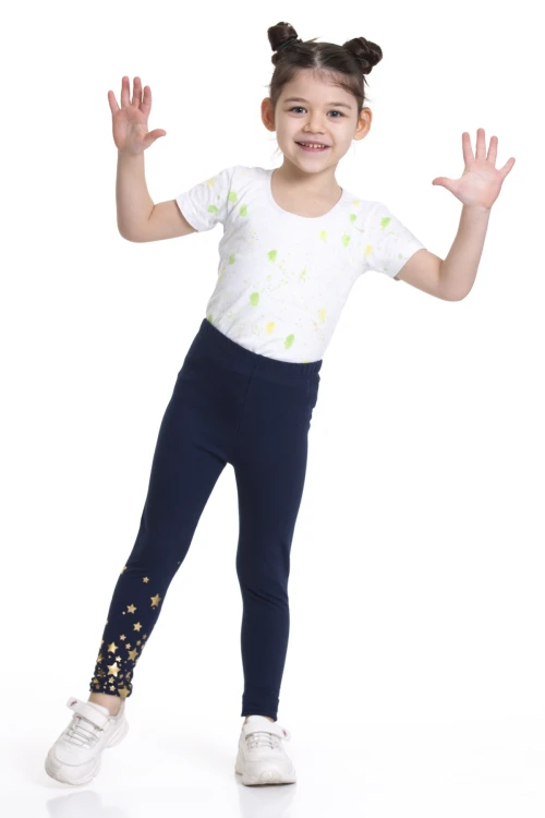 Yıldız Baskılı 2li Tayt 54878