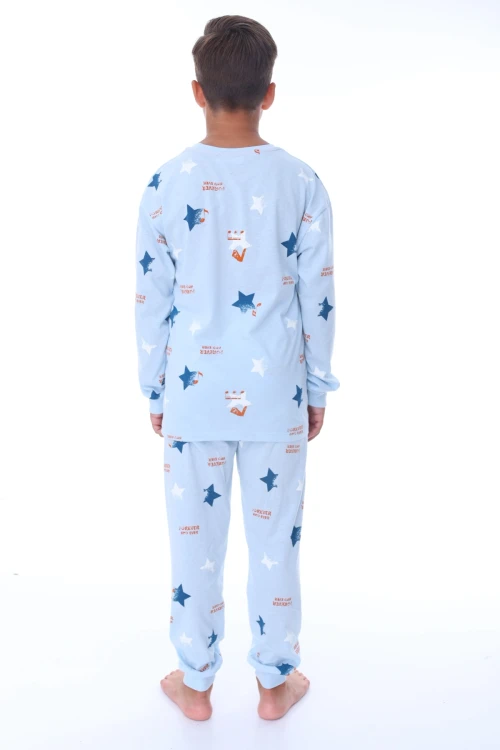 Yıldız Desenli Erkek Çocuk Pijama Takımı 36209