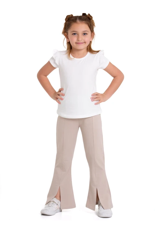 Yırtmaçlı İspanyol Paça Pantolon 54884