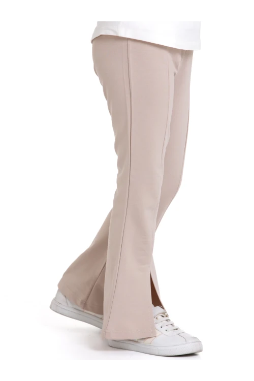 Yırtmaçlı İspanyol Paça Pantolon 54884