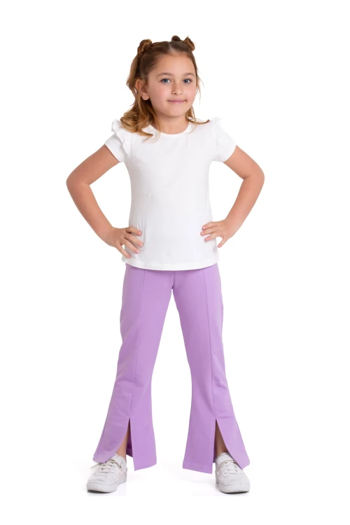 Yırtmaçlı İspanyol Paça Pantolon 54884