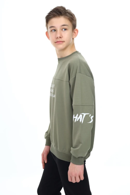 You Don Baskılı Erkek Sweat 7115