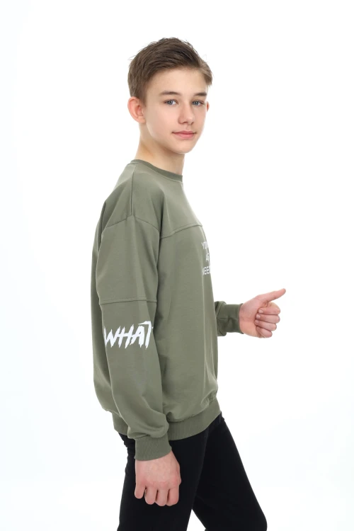 You Don Baskılı Erkek Sweat 7115