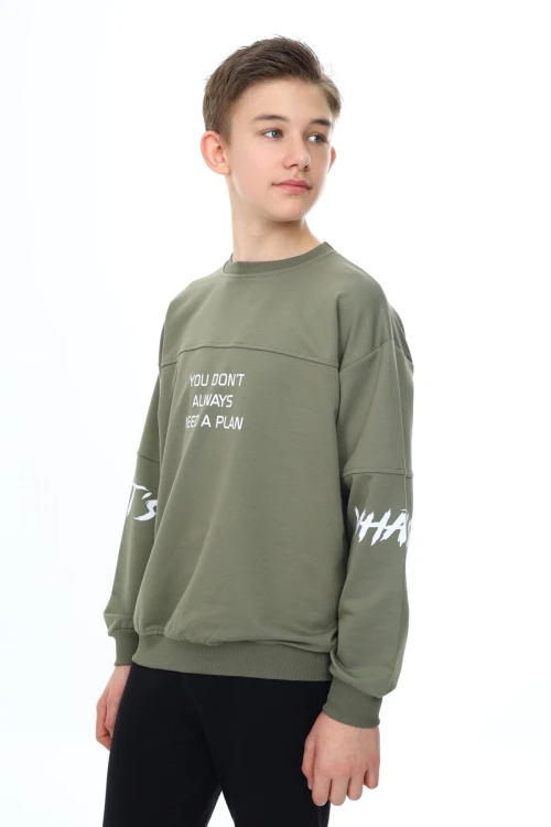 You Don Baskılı Erkek Sweat 7115