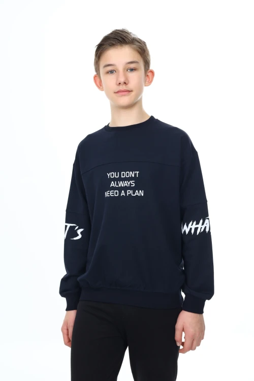 You Don Baskılı Erkek Sweat 7115