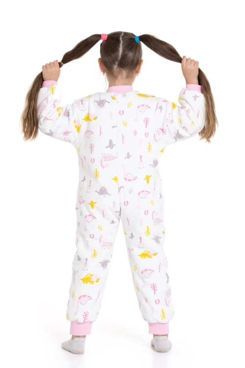 2.5 Tog Dinazor Desenli Kız Uyku Tulumu 1005