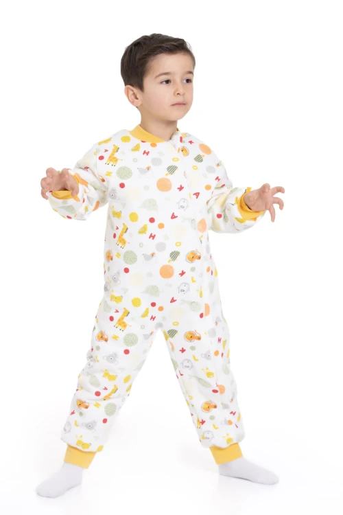 2.5 Tog Hayvanlar Desenli Uyku Tulumu 1006