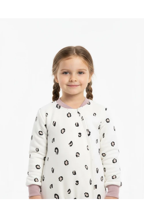 2.5 Tog Leopar Desenli Uyku Tulumu 1022