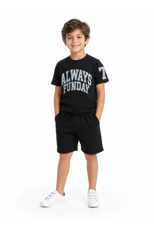 Always Funday Baskılı Erkek Çocuk Takım 30401