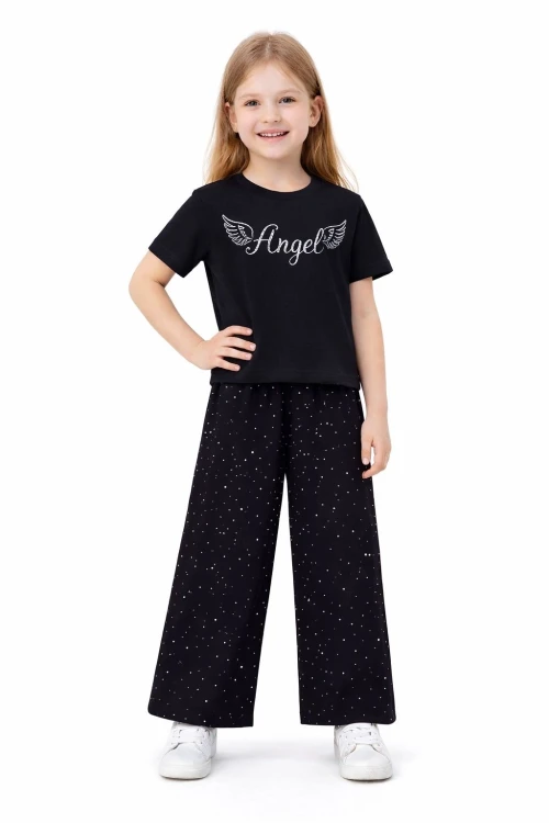 Angel Taşlı Kız Çocuk Takım 30458