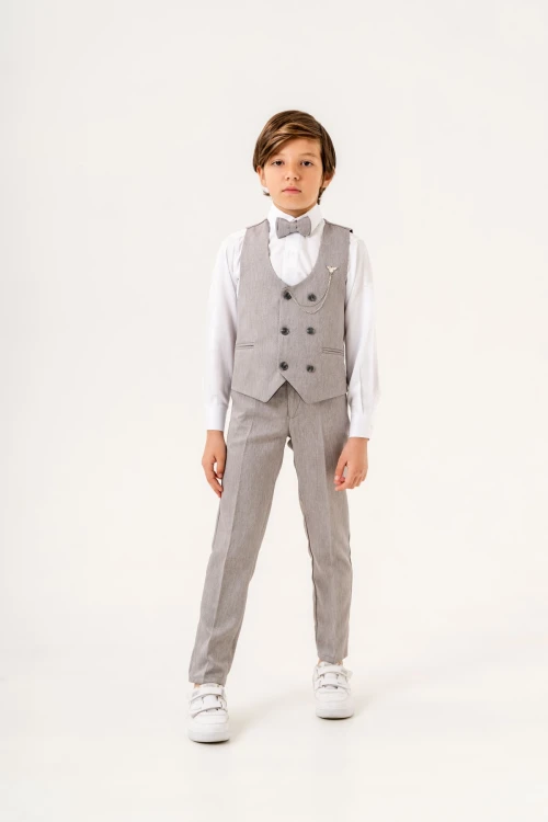 Armalı Yelekli Takım Elbise 3021