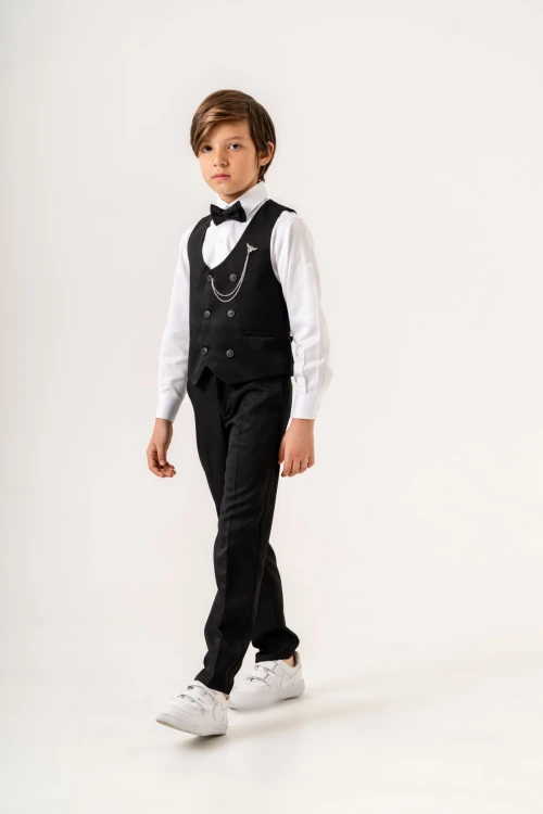 Armalı Yelekli Takım Elbise 3021