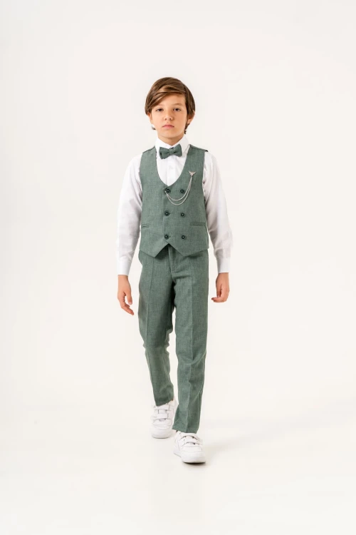 Armalı Yelekli Takım Elbise 3022