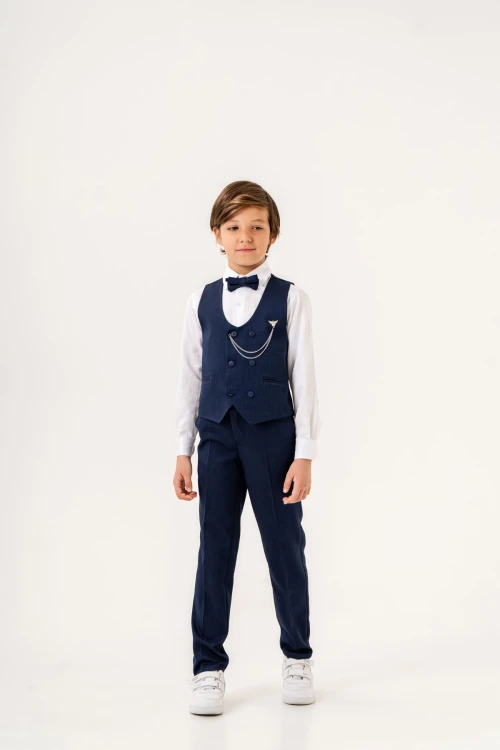 Armalı Yelekli Takım Elbise 3023