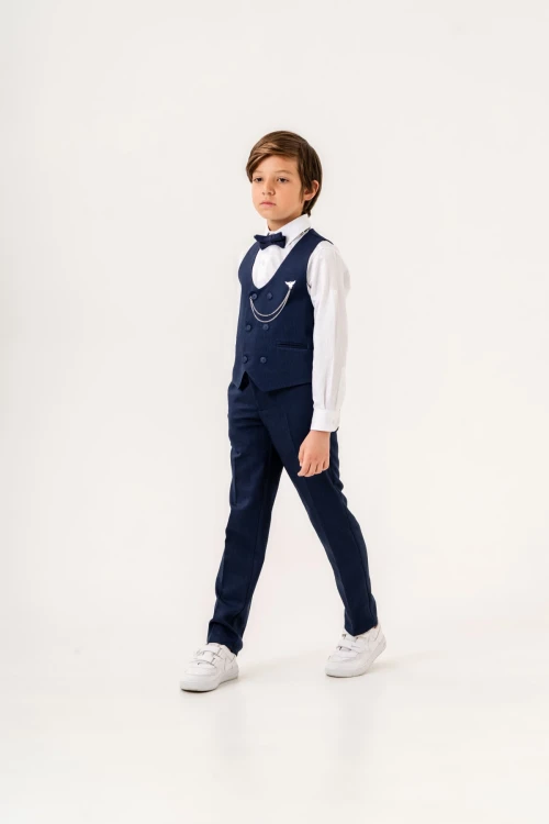 Armalı Yelekli Takım Elbise 3023