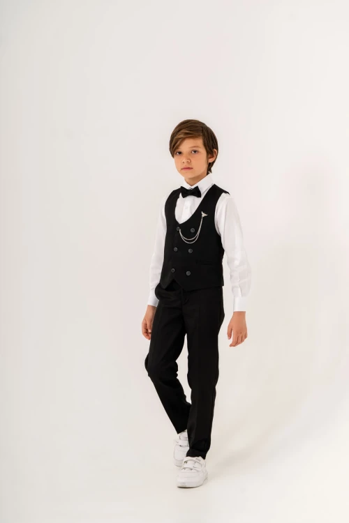 Armalı Yelekli Takım Elbise 3023