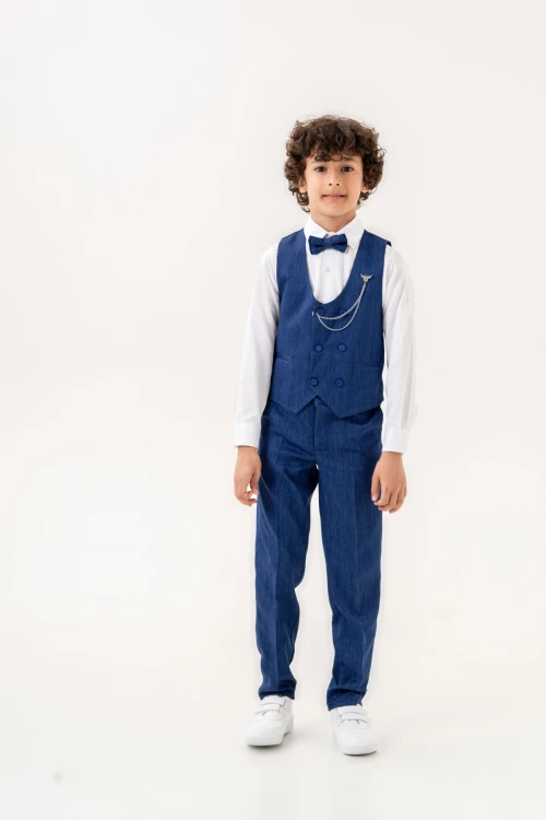 Armalı Yelekli Takım Elbise 3023