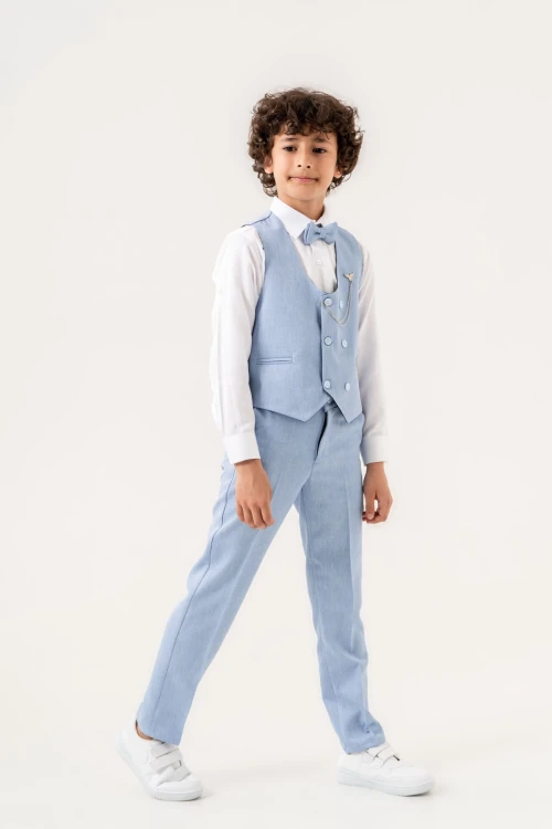 Armalı Yelekli Takım Elbise 3023