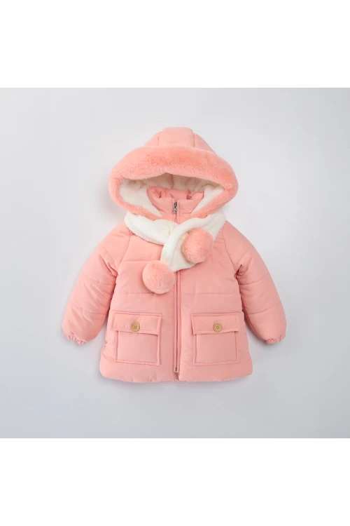 Atkılı Kız Mont 50328