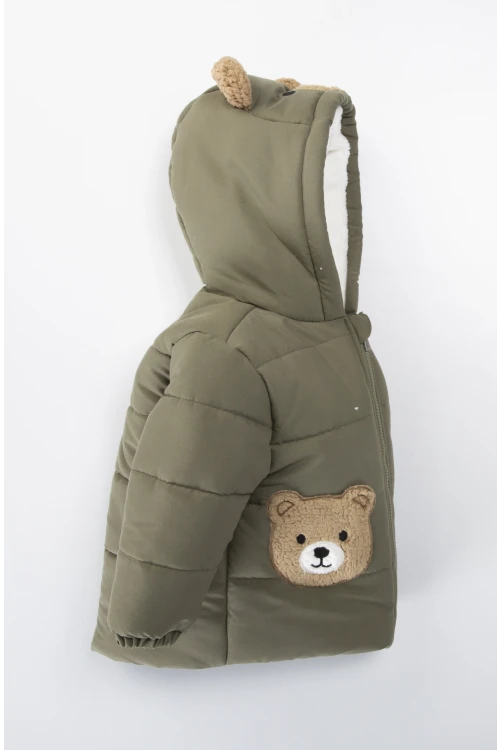 Ayı İşlemeli Erkek Mont 51429