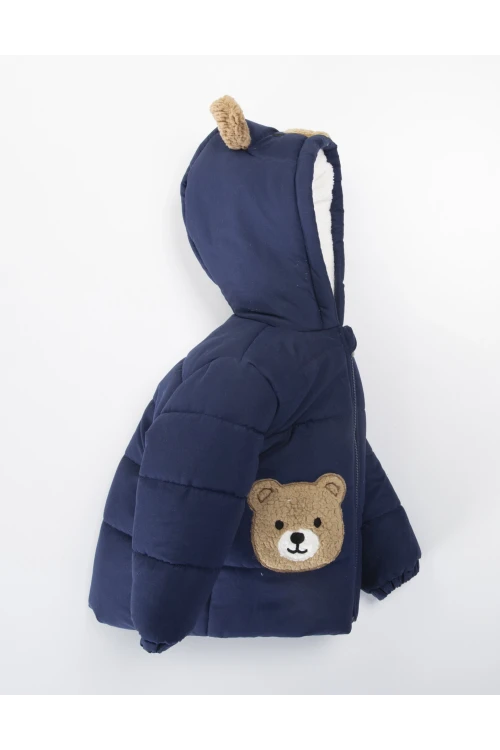 Ayı İşlemeli Erkek Mont 51429