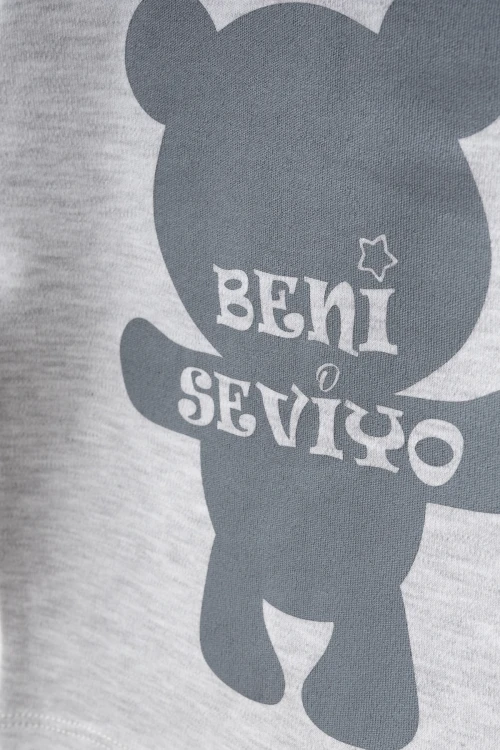 Ayıcık Baskılı Erkek Bebek Pijama Takımı 2006