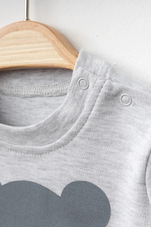 Ayıcık Baskılı Erkek Bebek Pijama Takımı 2006