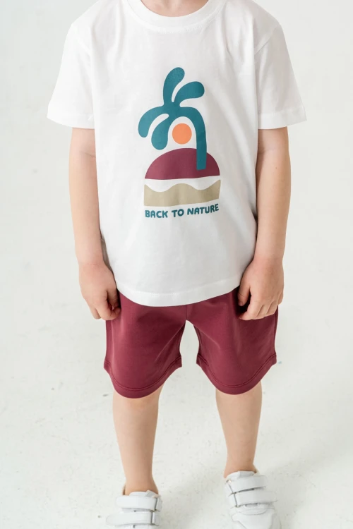 Back To Nature Baskılı Erkek Çocuk Takım 50308