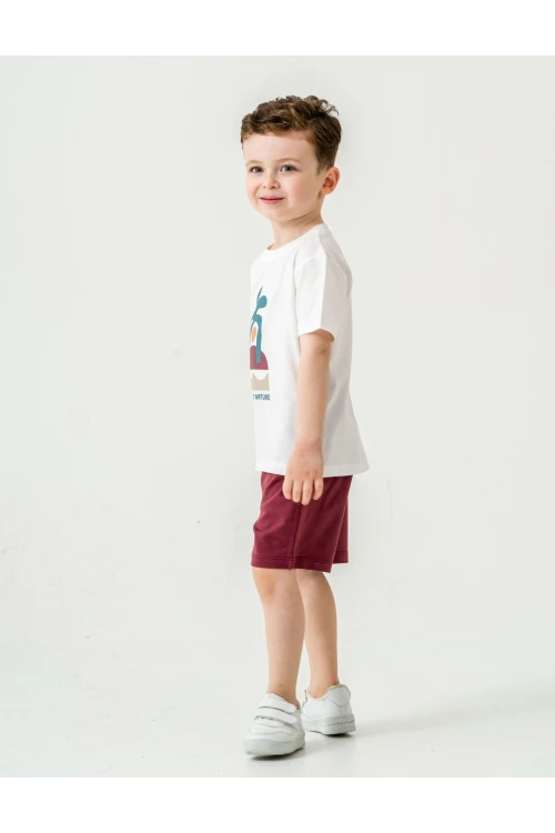 Back To Nature Baskılı Erkek Çocuk Takım 50308