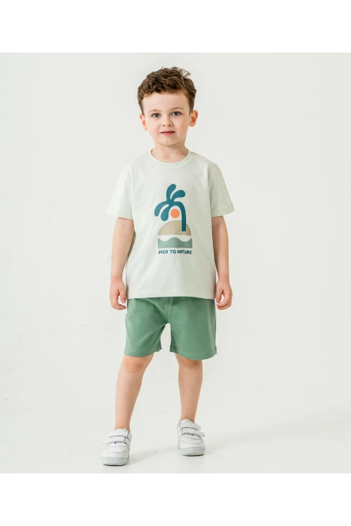 Back To Nature Baskılı Erkek Çocuk Takım 50308