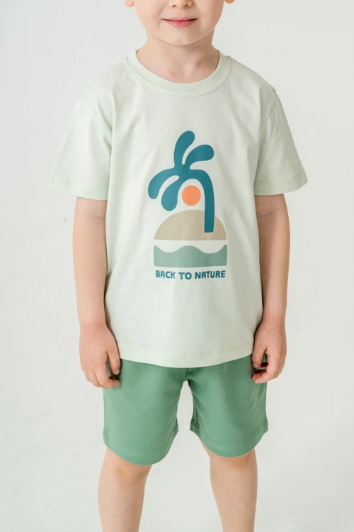 Back To Nature Baskılı Erkek Çocuk Takım 50308