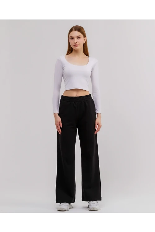 Beli Lastikli Bol Paça  Kadın Eşofman Altı N003