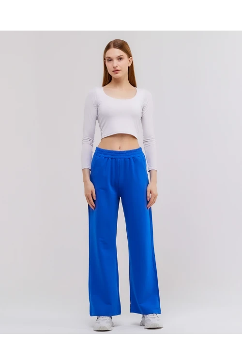 Beli Lastikli Bol Paça  Kadın Eşofman Altı N003