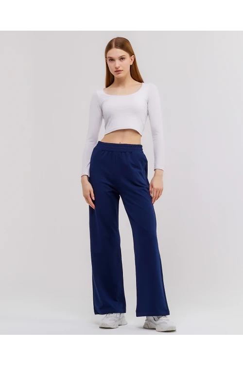 Beli Lastikli Bol Paça  Kadın Eşofman Altı N003