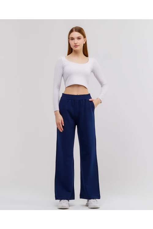 Beli Lastikli Bol Paça  Kadın Eşofman Altı N003