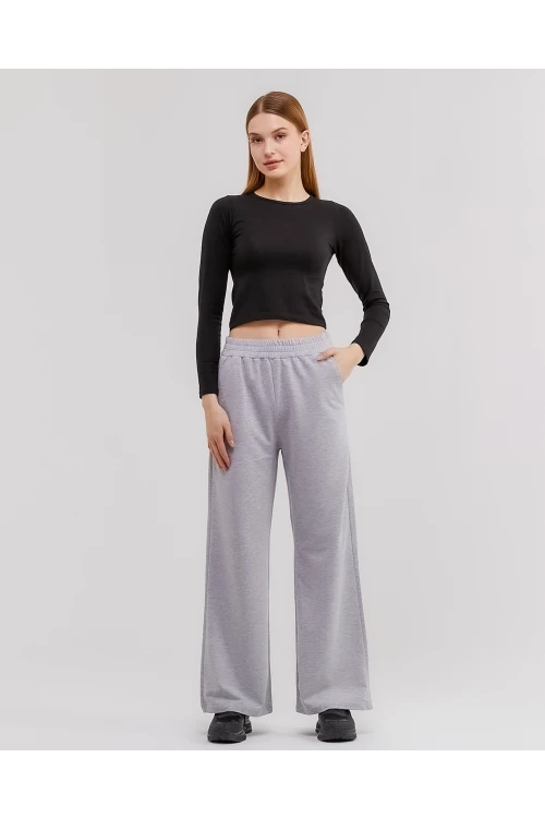 Beli Lastikli Bol Paça  Kadın Eşofman Altı N003