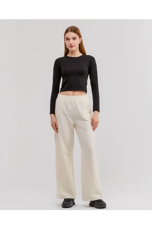 Beli Lastikli Bol Paça  Kadın Eşofman Altı N003